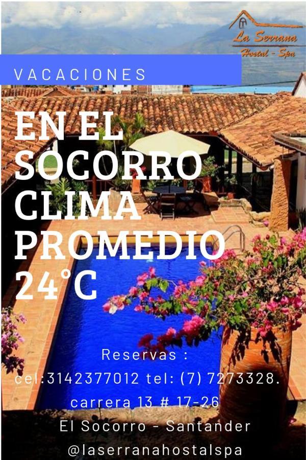 La Serrana Hostal Spa Socorro Kültér fotó