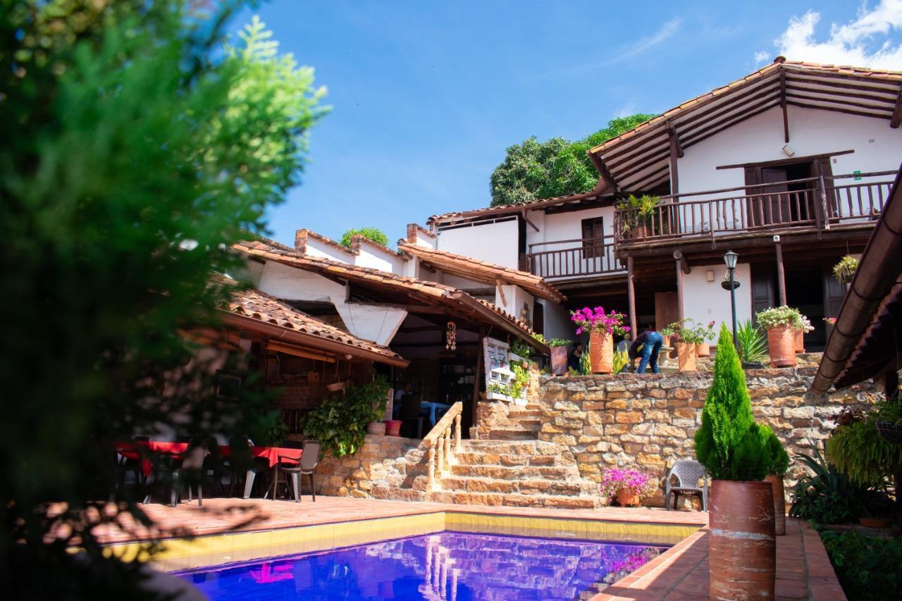La Serrana Hostal Spa Socorro Kültér fotó